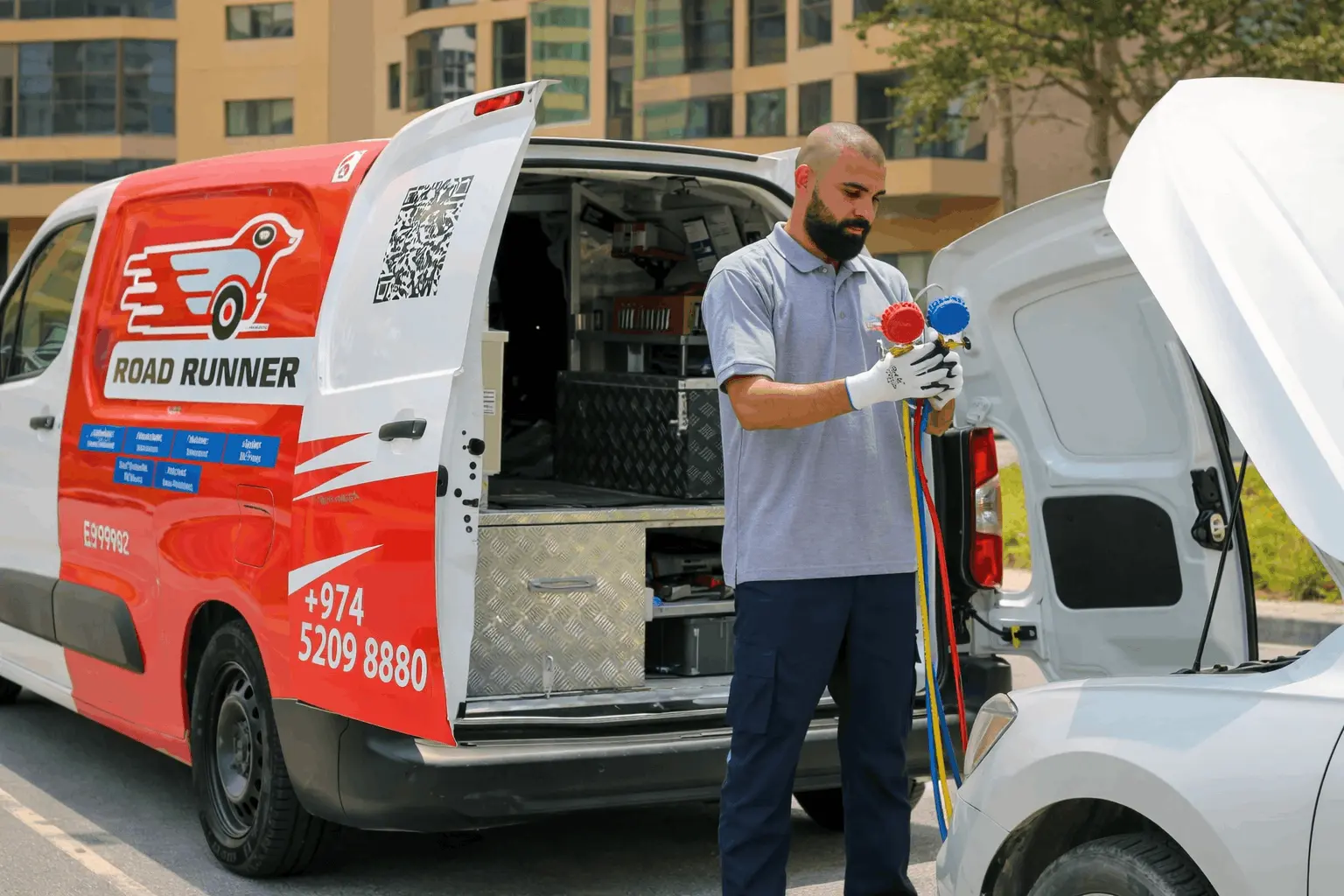 On-site Mg Car Battery for drivers in Mesaieed