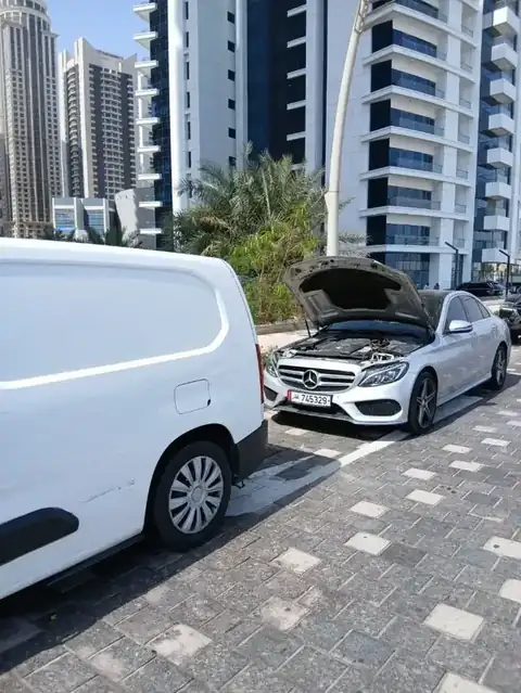 Mercedes sedan battery service in West Bay, Doha